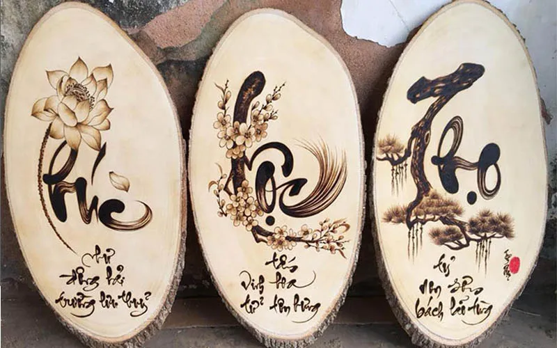 Mẫu phúc lộc thọ có nhiều mẫu mã ấn tượng