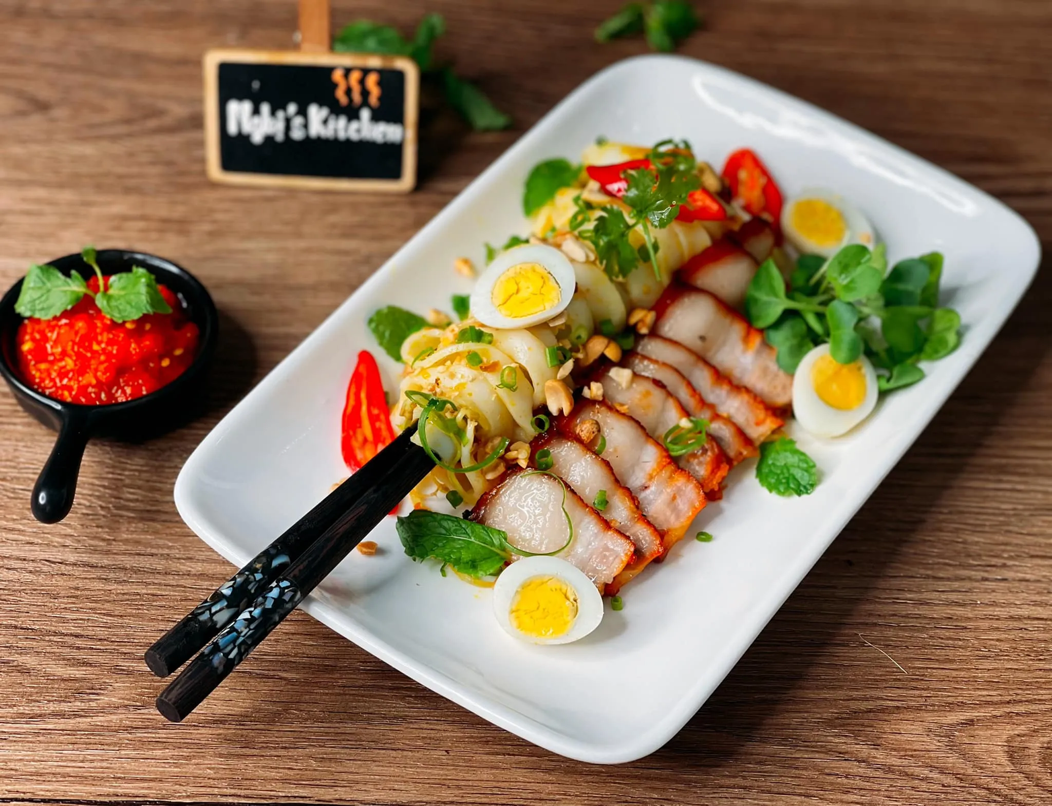 Mì quảng trộn - Nghi's Kitchen