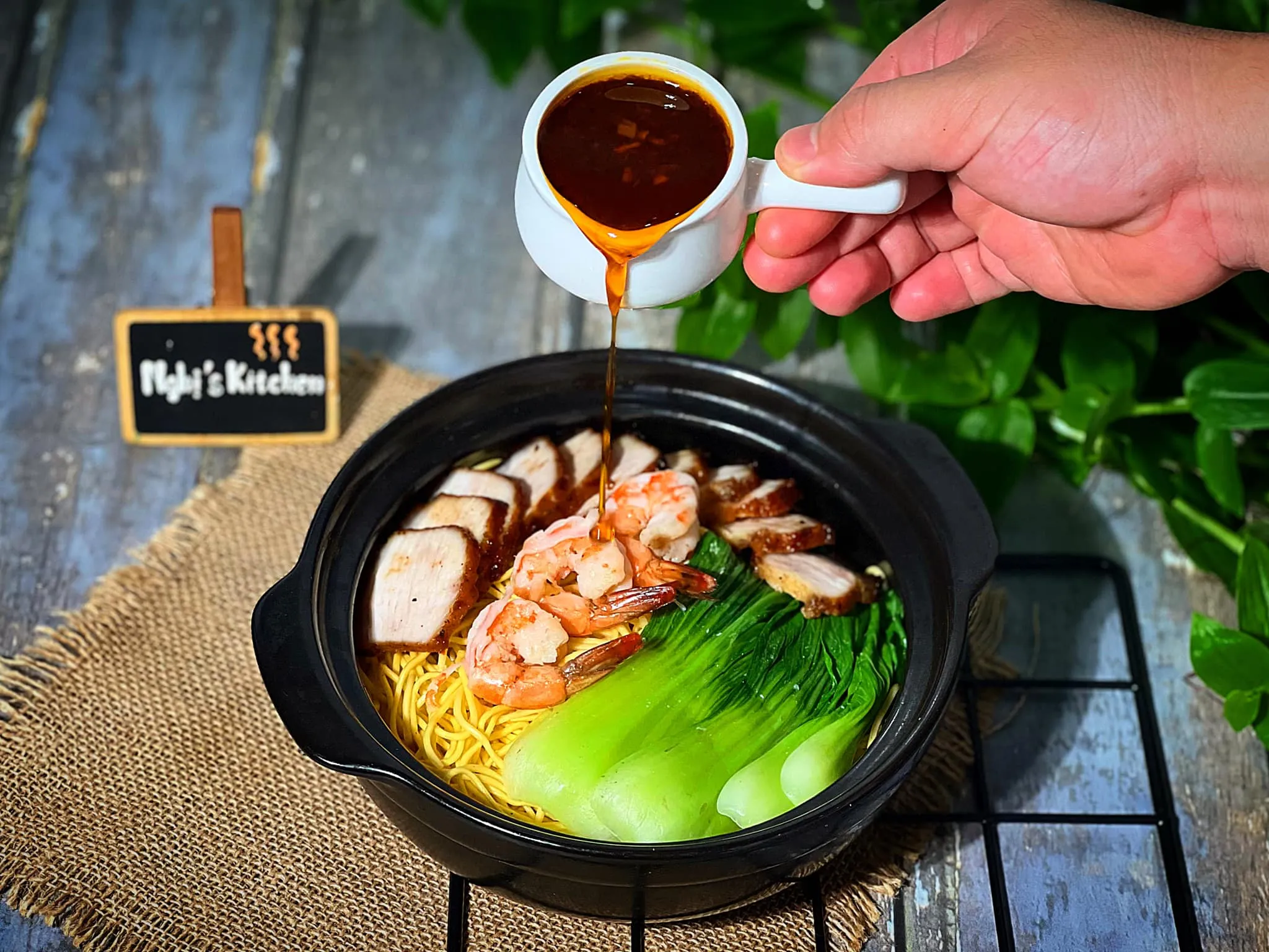 Mì thịt xíu -  Sốt xíu thịt - Sốt trộn mì - Nghi's Kitchen