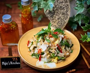 Mít non trộn da heo – Sốt trộn gỏi –  Nghi’s Kitchen
