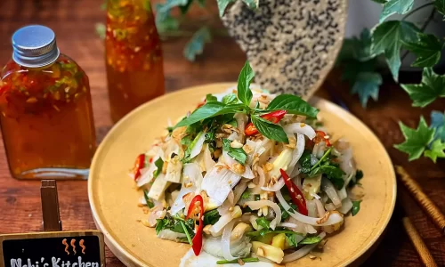 Mít non trộn da heo – Sốt trộn gỏi –  Nghi’s Kitchen