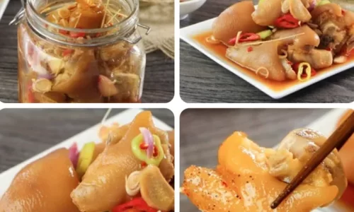 Chân giò heo ngâm chua ngọt- Thùy Linh