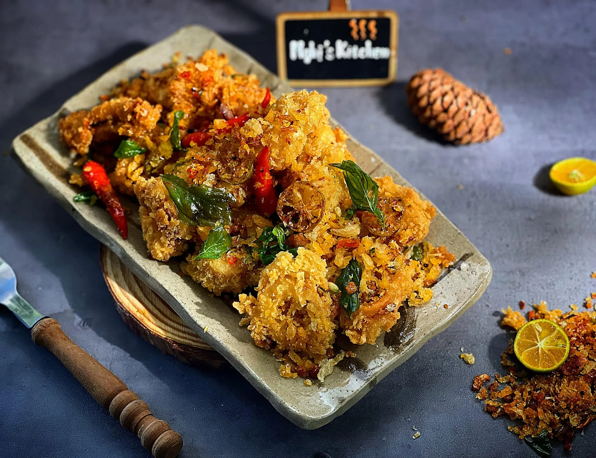 Mực rang sốt muối tắc - Sốt muối tắc - Nghi's Kitchen