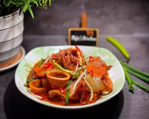 Mực trứng xào chua ngọt – Nghi’s Kitchen