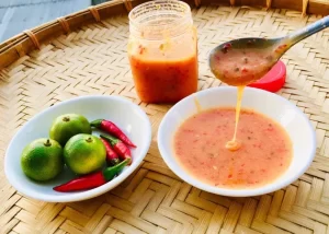 Sốt chấm muối ớt đỏ kinh doanh