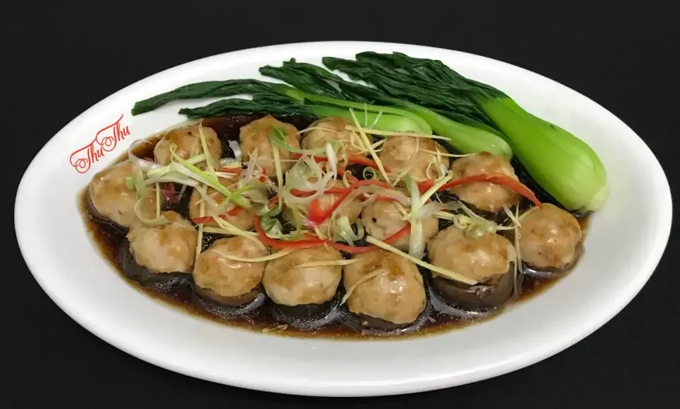 Nấm đông cô sốt dầu hào - Thư Thư