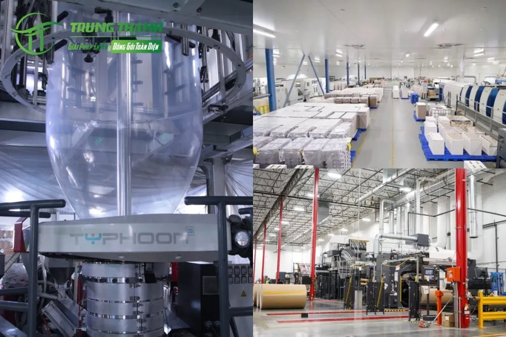 Nhà xưởng sản xuất hiện đại và quy mô lớn tại Trung Thành