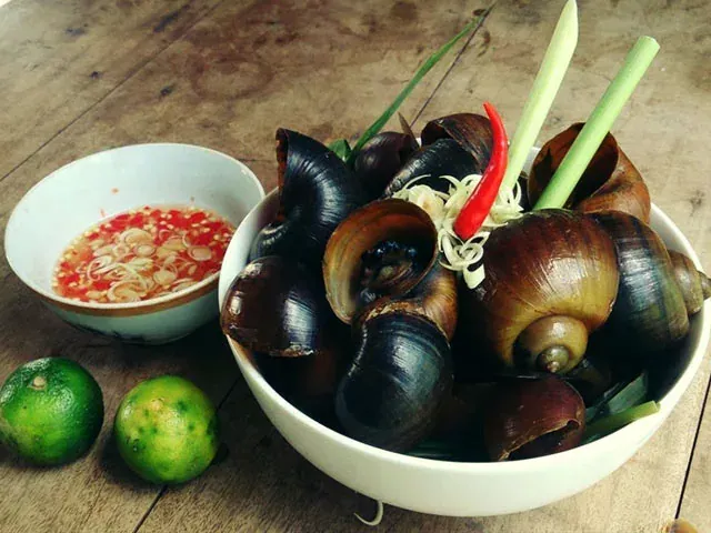 Ốc bưu hấp sả ớt - Nghi's Kitchen