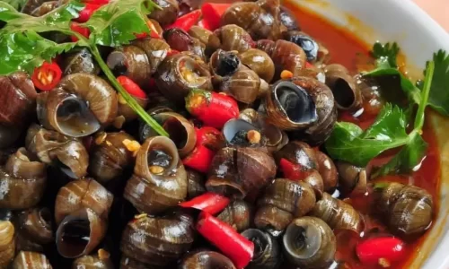 Ốc gạo xào sả ớt – Sốt xào sả ớt – Nghi’s Kitchen