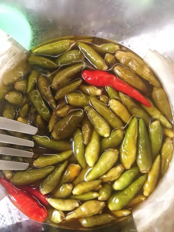 Ớt ngâm giòn ngon
