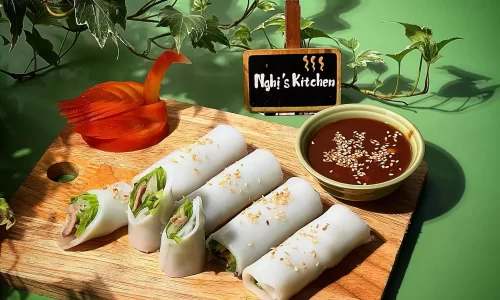 Phở cuốn thịt bò – Nước chấm phở cuốn – Nghi’s Kitchen