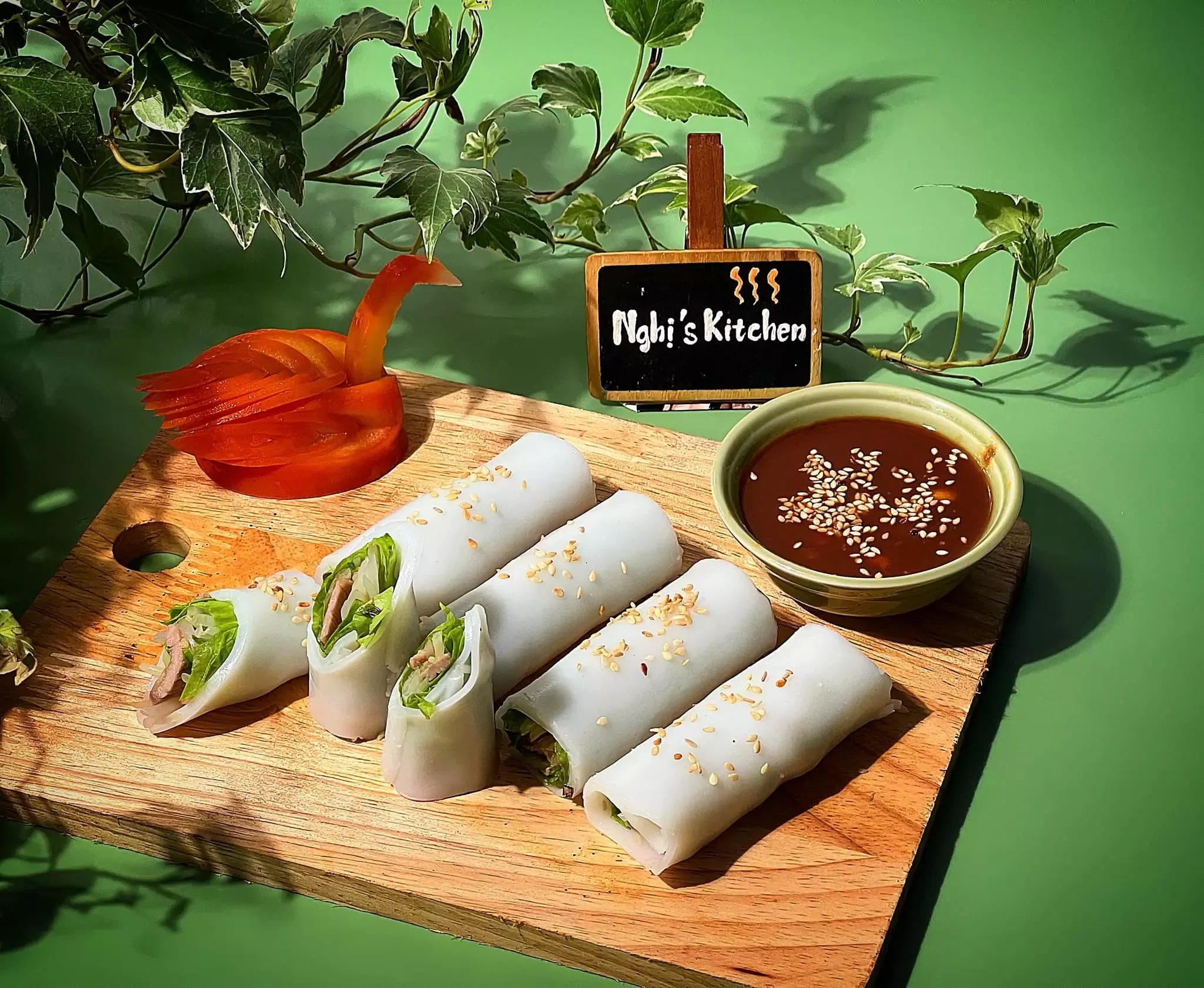 Phở cuốn thịt bò - Nước chấm phở cuốn - Nghi's Kitchen