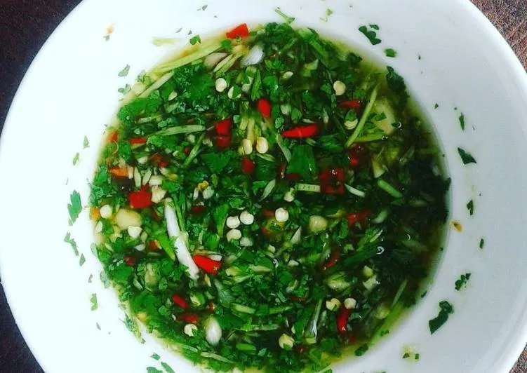 Sốt chấm giò heo chiên