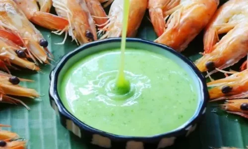 Sốt chấm xanh cho hải sản