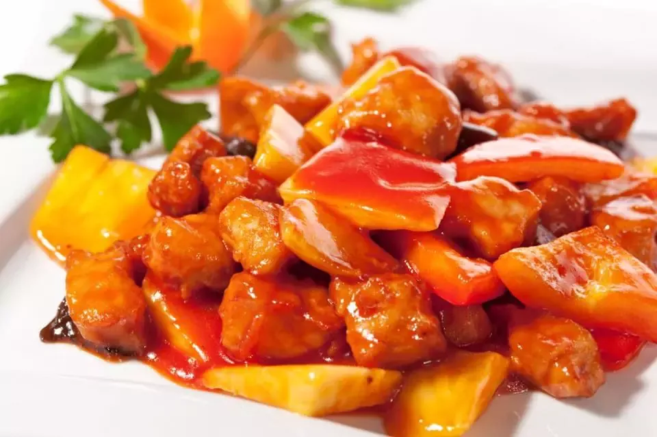 Sốt chua ngọt kiểu hoa - Nguyen Bao Duy