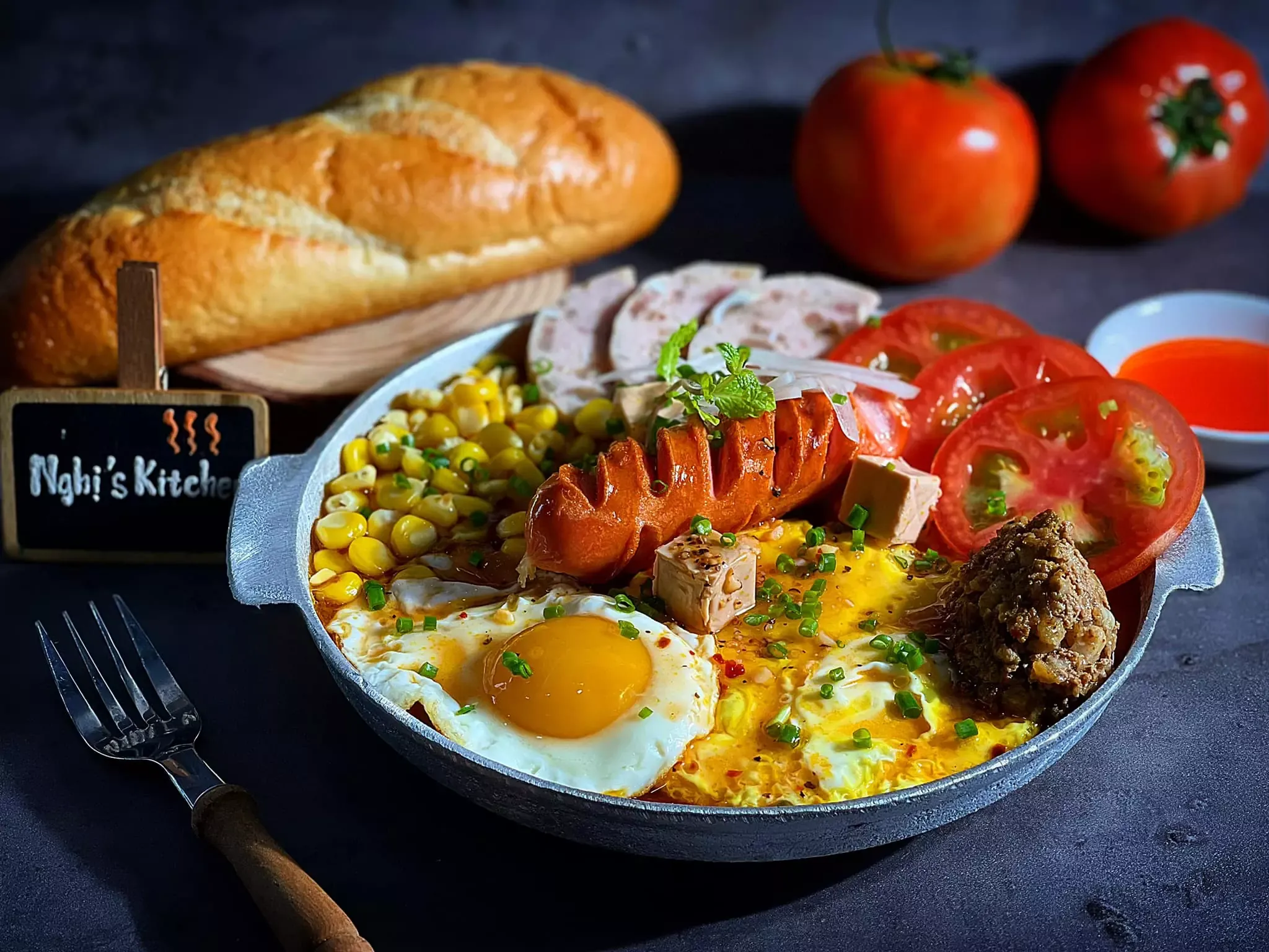 Bánh mì chảo kinh doanh - Sốt bánh mì chảo - Nghi's Kitchen