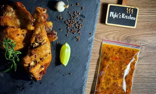 Sốt nướng đùi tỏi gà  – Nghi’s Kitchen