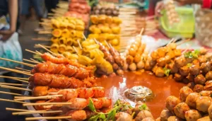 Sốt sala chua ngọt chấm cá viên và xiên que Thái Lan – Luc Minh Nhat