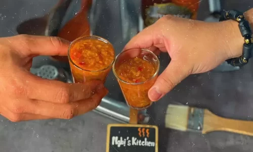 Sốt chấm đồ nướng – Sốt tương gừng – Nghi’s Kitchen