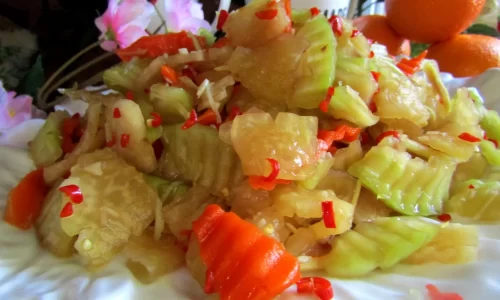 Su hào đu đủ ngâm chua ngọt