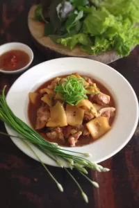 Sườn non rim cơm dừa