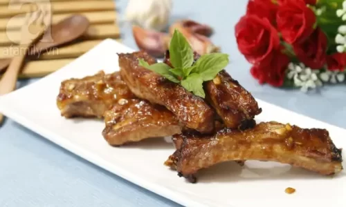 Sườn nướng mật ong