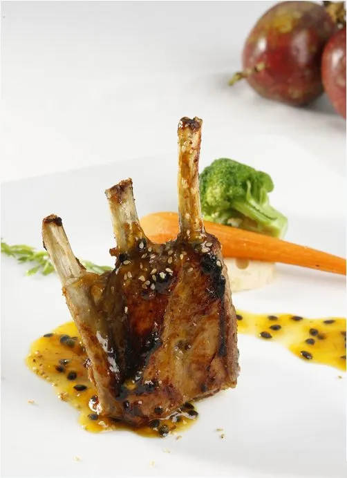 Sườn nướng sốt chanh dây