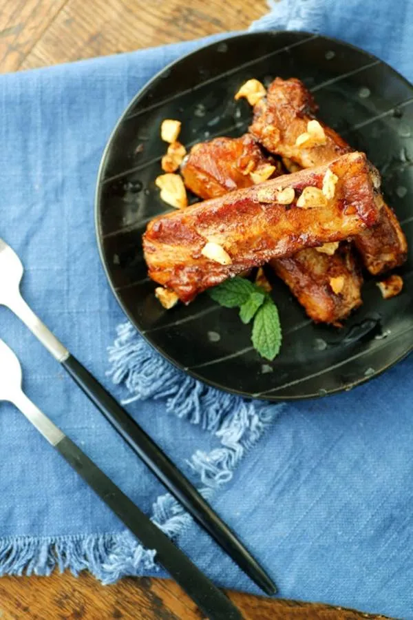 Sườn nướng tỏi