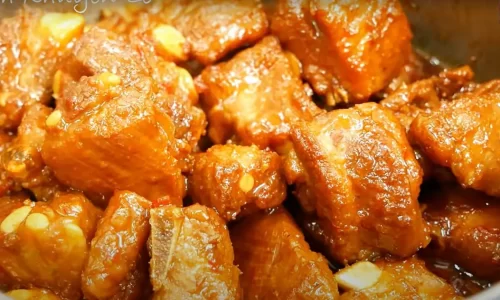 Sườn ram mặn – Bí quyết để sườn lên màu đẹp – Vanh Khuyen