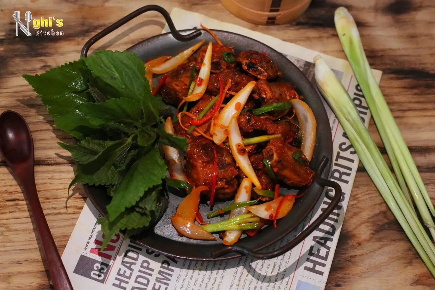Sườn sốt giấm đỏ - Nghi Kitchen