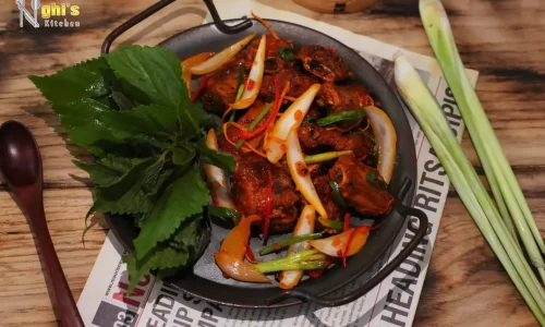 Sườn sốt giấm đỏ – Nghi Kitchen