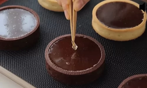 Nấu ăn cùng Douyin | Bánh tart socola / chocolate mịn đậm vị