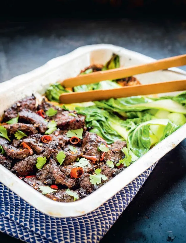 Thịt bò nướng ướp tàu xì - The Dumpling Sisters Cookbook