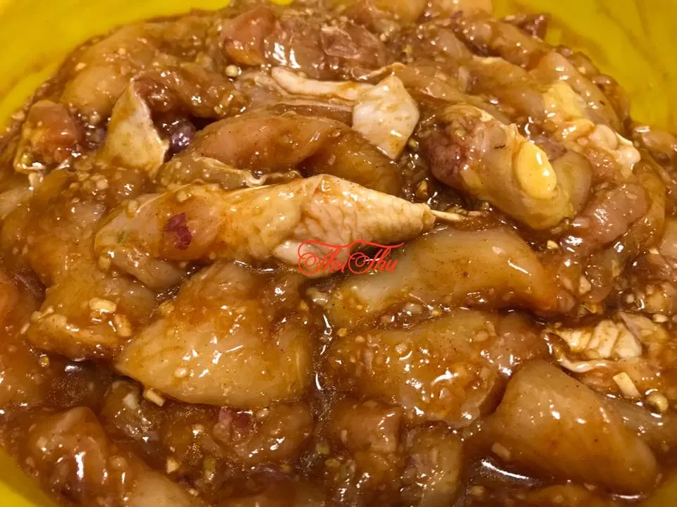 Thịt gà nướng  kiểu Hoa - Thư Thư
