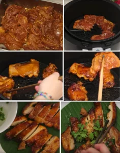 Gà nướng xá xíu mật ong – Natha Food