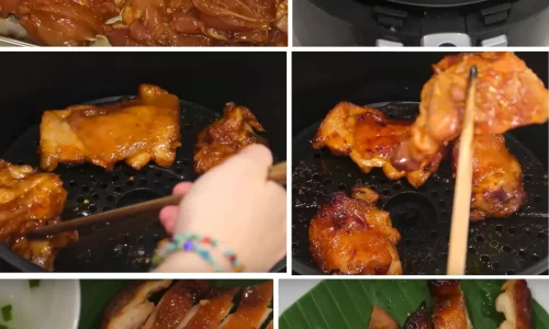 Gà nướng xá xíu mật ong – Natha Food
