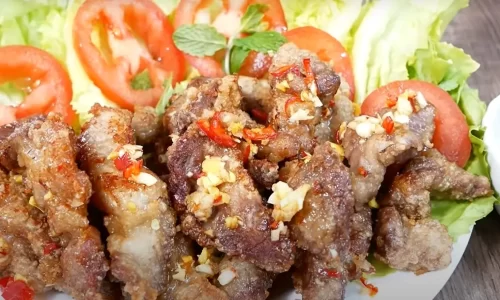Thịt heo chiên nước mắm giòn ngon – Vành Khuyên