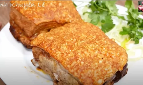 Thịt heo quay bằng nồi chiên không dầu Air Fryer – Vanh Khuyen