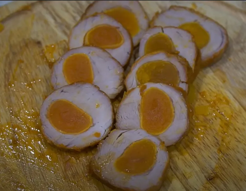 Thịt rim trứng muối - Natha Food 