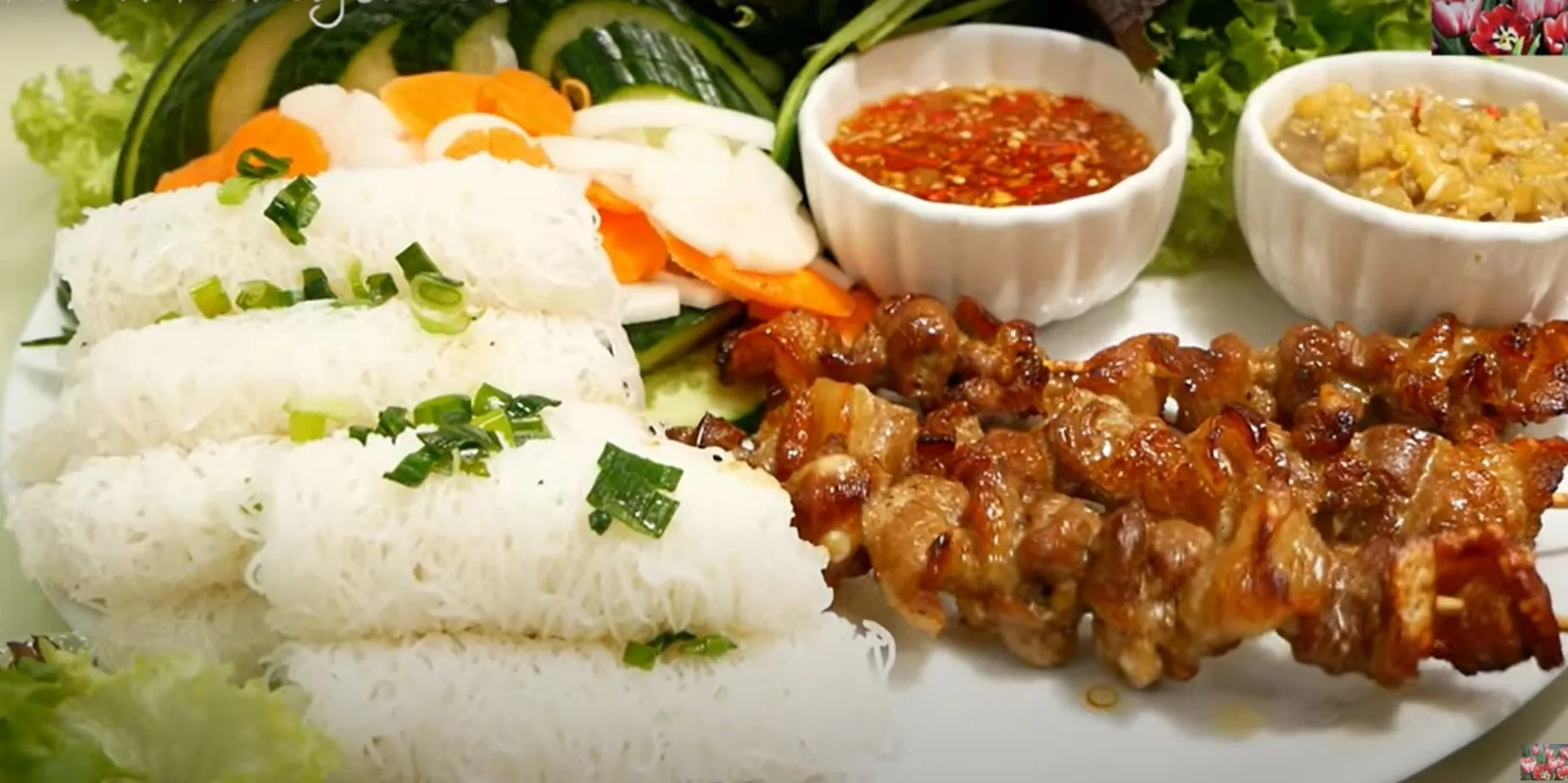 Thịt nướng lụi - Nướng xiên que bằng nồi chiên không dầu - Vanh Khuyen