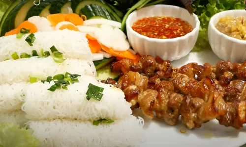 Thịt nướng lụi – Nướng xiên que bằng nồi chiên không dầu – Vanh Khuyen