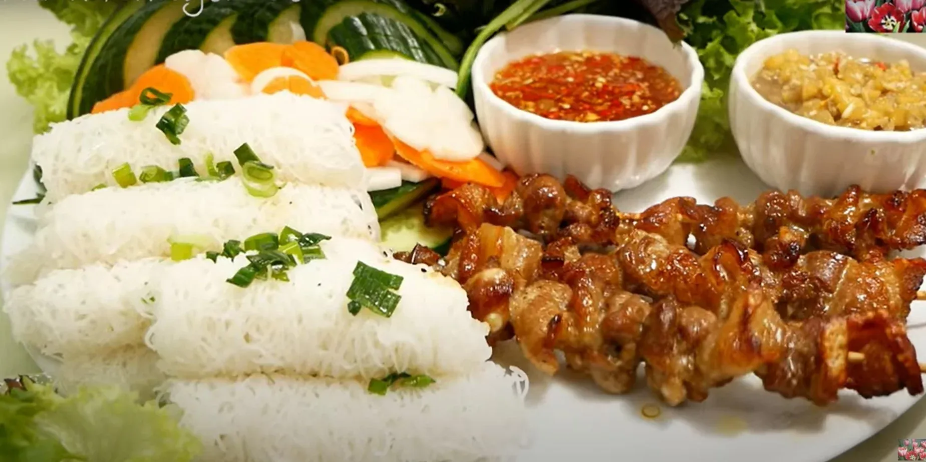 Thịt nướng lụi - Nướng xiên que bằng nồi chiên không dầu - Vanh Khuyen