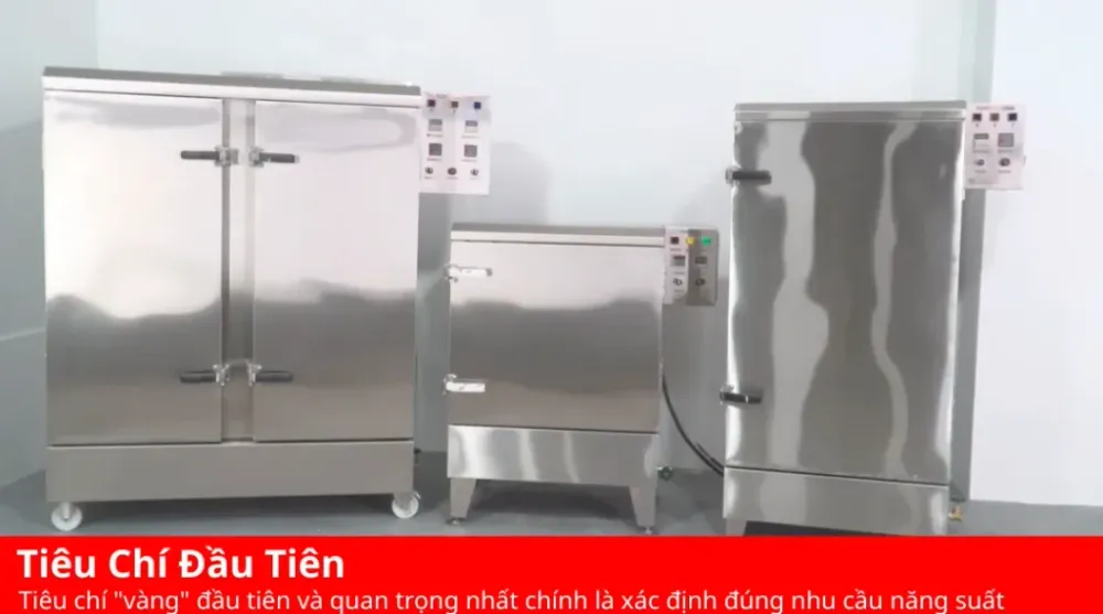 Tiêu chí lựa chọn tủ hấp bánh bao