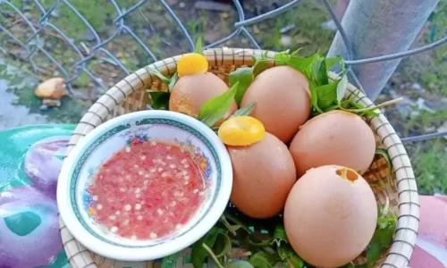 Trứng gà nướng – Nghi’s Kitchen