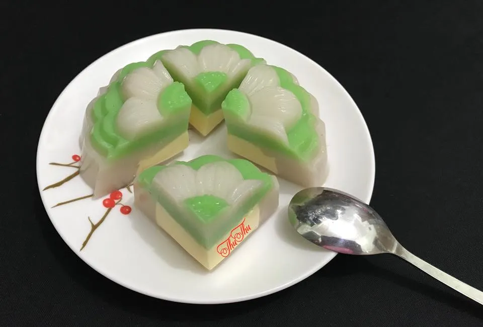 Trung thu rau câu Flan Cheese - Thư Thư