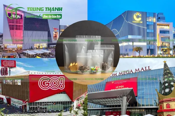 Túi zipper bán ở các trung tâm thương mại