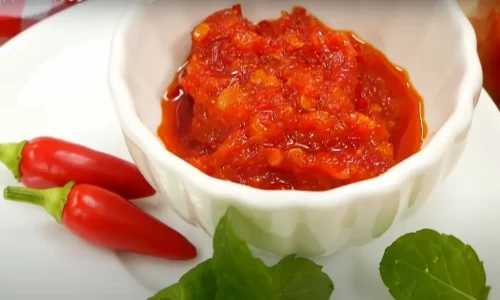 Tương ớt xay – Tương ớt Sambal Oelek – Vanh Khuyen