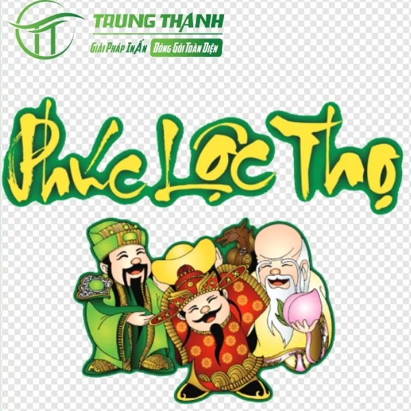 Vector phúc lộc thọ dễ thương
