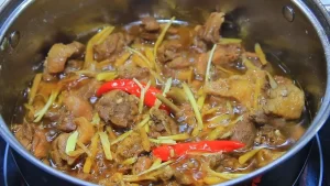 Vịt kho gừng – Sốt kho gừng – Nghi’s Kitchen