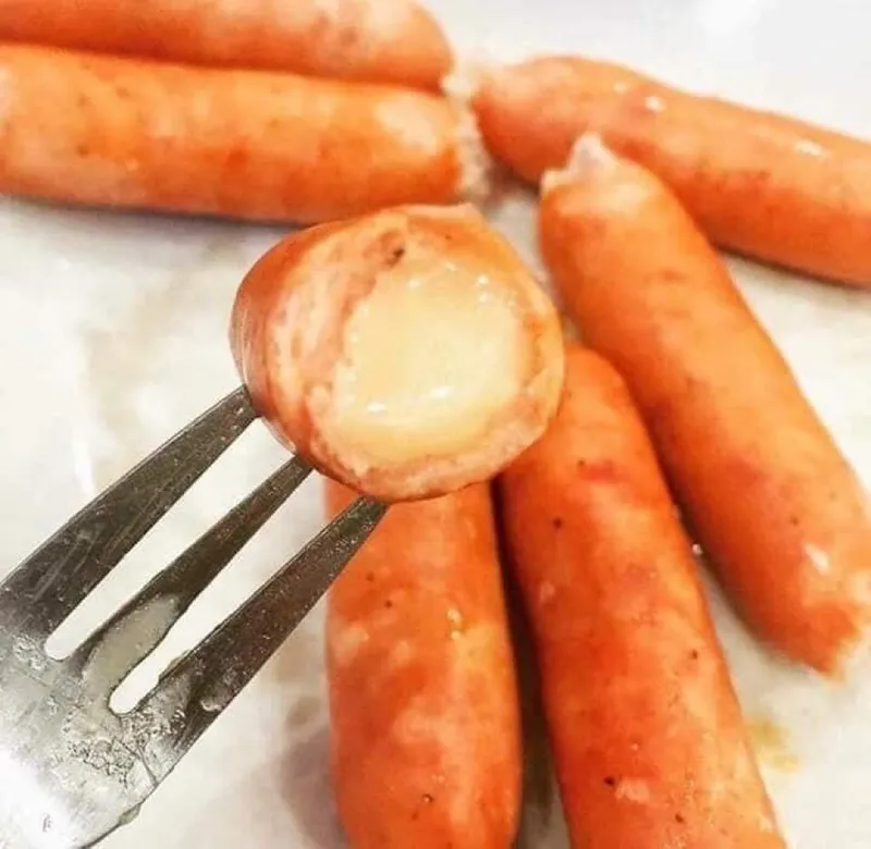 Xúc xích bò phô mai - Ghien Bo